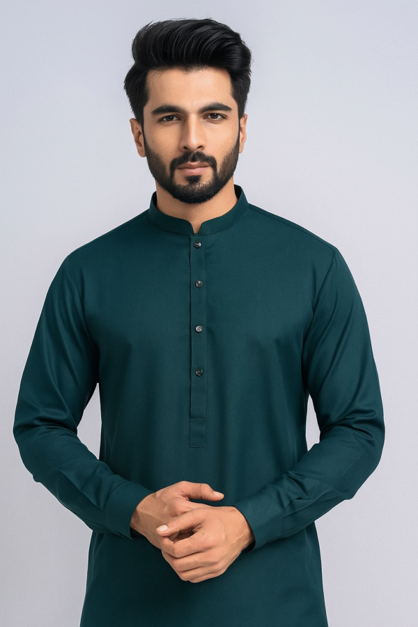 Men’s Unstitched-Zinc Color- Wash And Wear Plain Suit